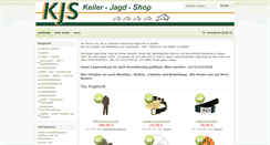 Desktop Screenshot of keiler-jagd-shop.de