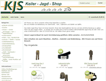 Tablet Screenshot of keiler-jagd-shop.de